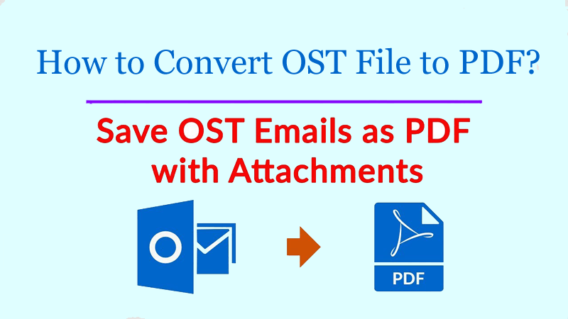 OST to PDF Format Without MS Outlook