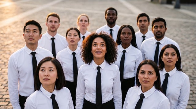 Diverse team members collaborating empathetically, showcasing emotional intelligence in the workplace
