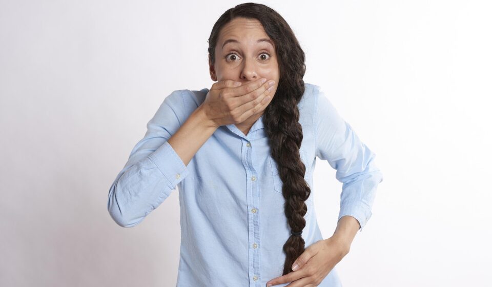 person listening to tech podcast
